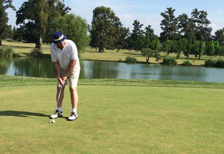 Barones del conurbano: Othacehé mejora su golf.