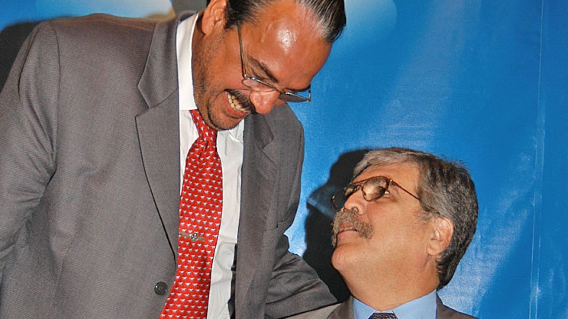 Former Planning minister Julio de Vido and former Energy secretary Daniel Cameron