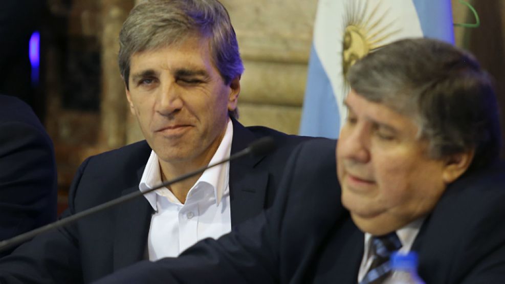 Luis Caputo, ante la Comisión Bicameral.