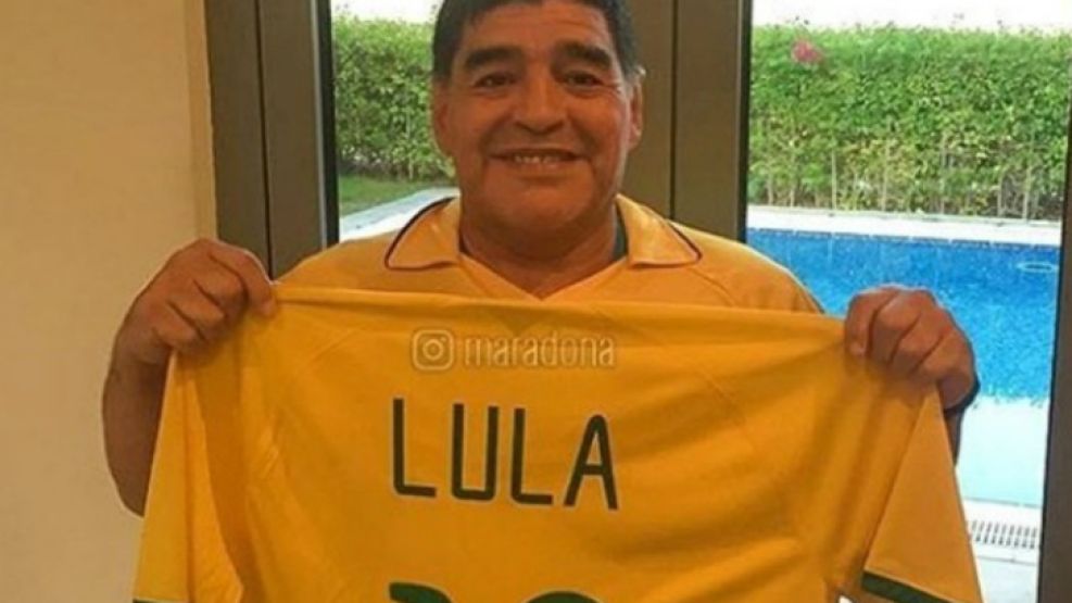 maradona lula brasil 20180406