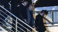 Lula, llegando a Curitiba.