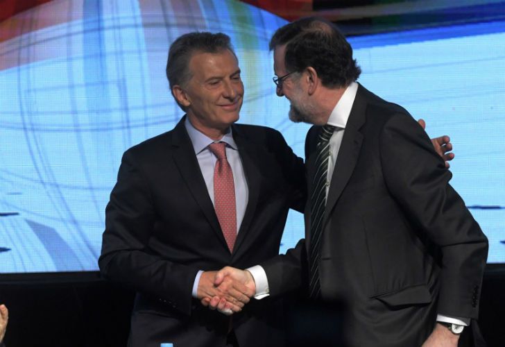 El presidente Mauricio Macri y su par español, Mariano Rajoy, participaron de la apertura del Encuentro Empresarial Argentina-España.