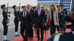 Mauricio Macri y Juliana Awada arribaron a Perú para la Cumbre de las Américas