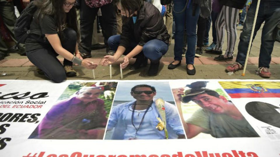 Familiares, amigos y colegas pidieron justicia por los periodistas asesinados.