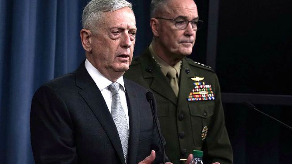 Jim Mattis, secretario de Defensa estadounidense.