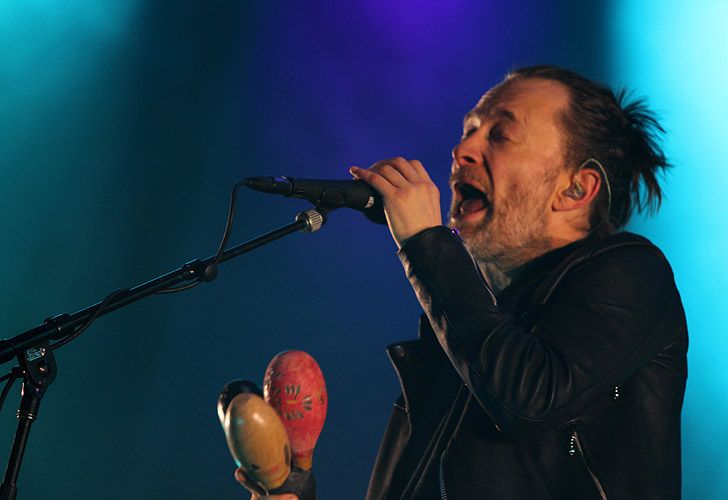 Radiohead.La banda se presentó la noche del Sábado en Tecnópolis, donde asistieron mas de 36.000 personas