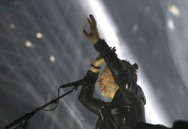 Radiohead.La banda se presentó la noche del Sábado en Tecnópolis, donde asistieron mas de 36.000 personas