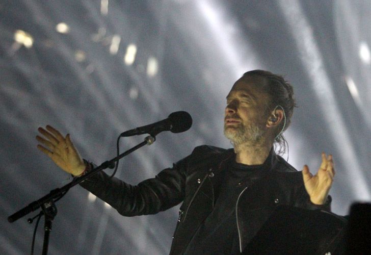 Radiohead.La banda se presentó la noche del Sábado en Tecnópolis, donde asistieron mas de 36.000 personas