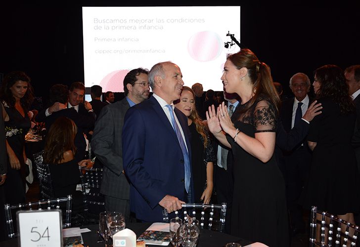 El presidente de la Corte Suprema, Ricardo Lorenzetti, y la gobernadora bonaerense, María Eugenia Vidal.