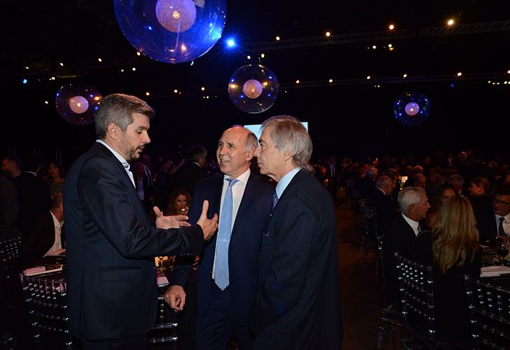 El jefe de Gabinete de la Nación, Marcos Peña, junto al juez de la Corte Suprema, Ricardo Lorenzetti.