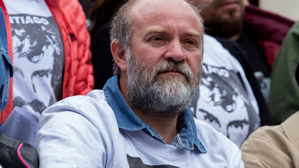 Sergio Maldonado, hermano del artesano Santiago Maldonado.