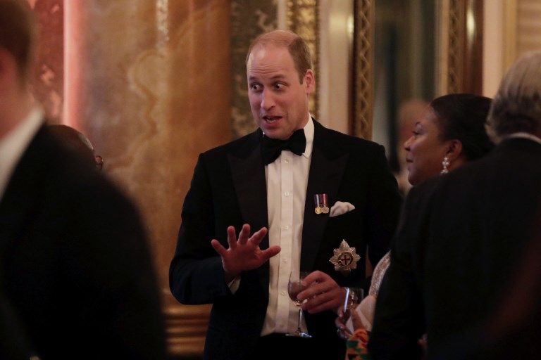 La reina Isabel II fue la anfitriona en la gala de los líderes de la Commonwealth en Londres.