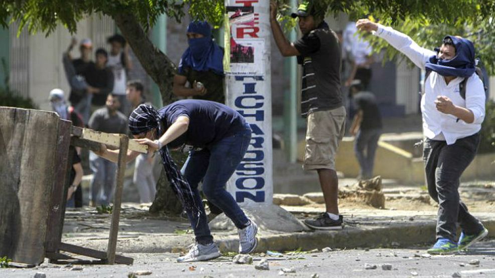 Violentas protestas en Nicaragua.