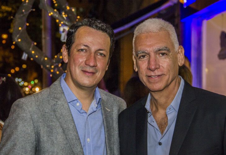 Macu Mazzuca y Cristián Hernández, director Digital de Grupo Perfil.