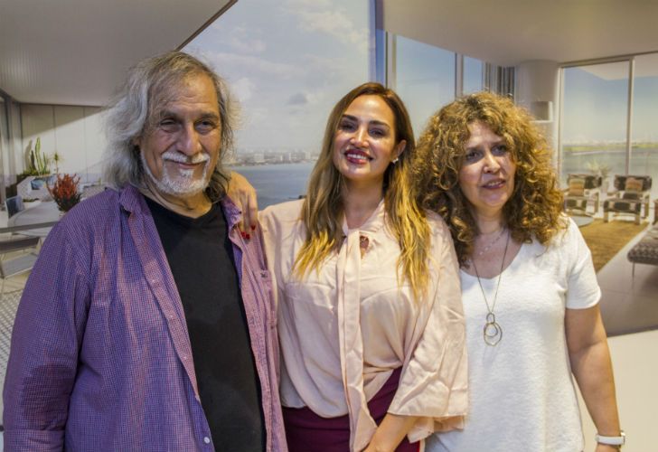 Marino Santa María les contó a Belén Francese y a Angélica López Alberti que una de susobras más importantes es la estación de subtes “Las Heras”, de la Línea H.