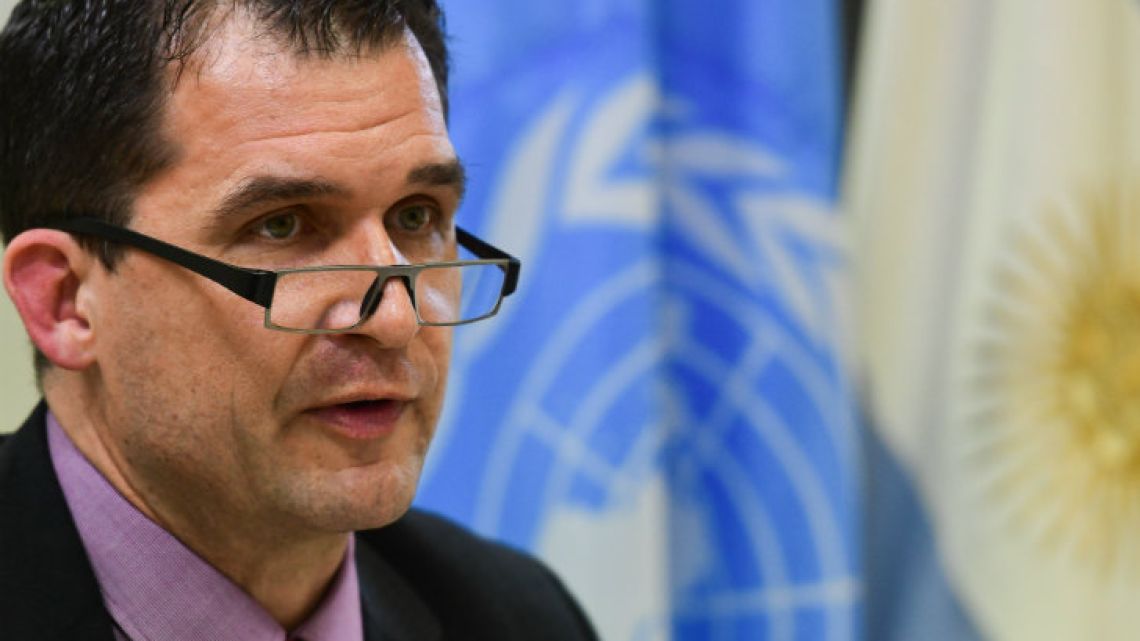 UN special rapporteur on torture, Nils Melzer, in this file photo.