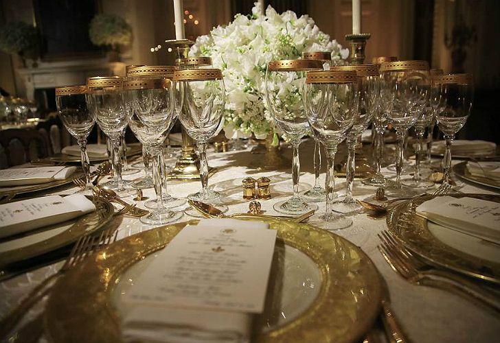 La Casa Blanca brilló en el banquete en honor al presidente francés, Emmanuel Macron.