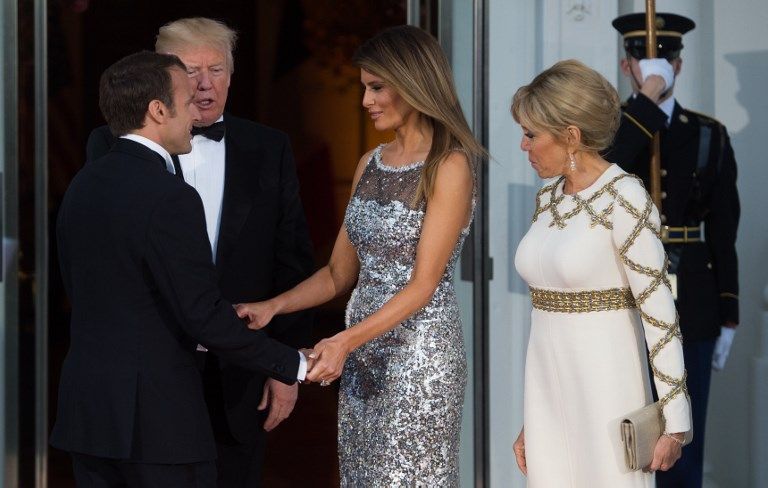 La Casa Blanca brilló en el banquete en honor al presidente francés, Emmanuel Macron.