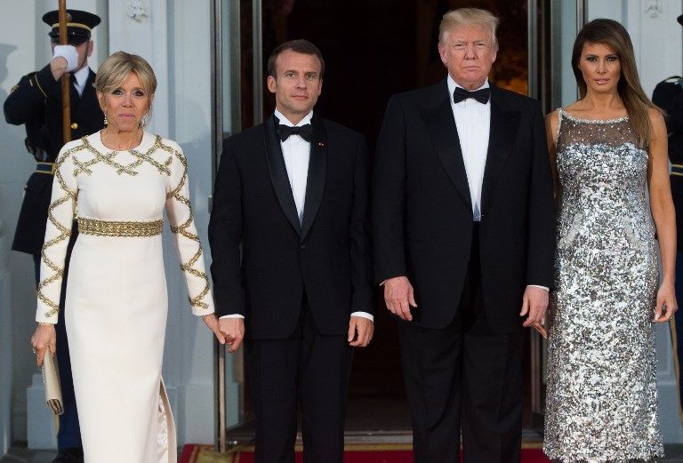 La Casa Blanca brilló en el banquete en honor al presidente francés, Emmanuel Macron.