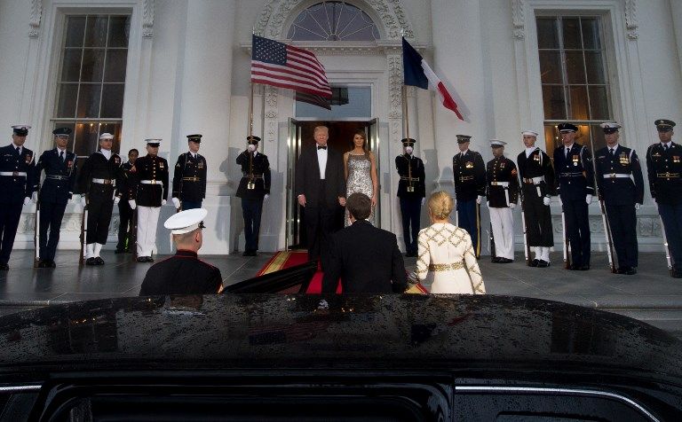 La Casa Blanca brilló en el banquete en honor al presidente francés, Emmanuel Macron.