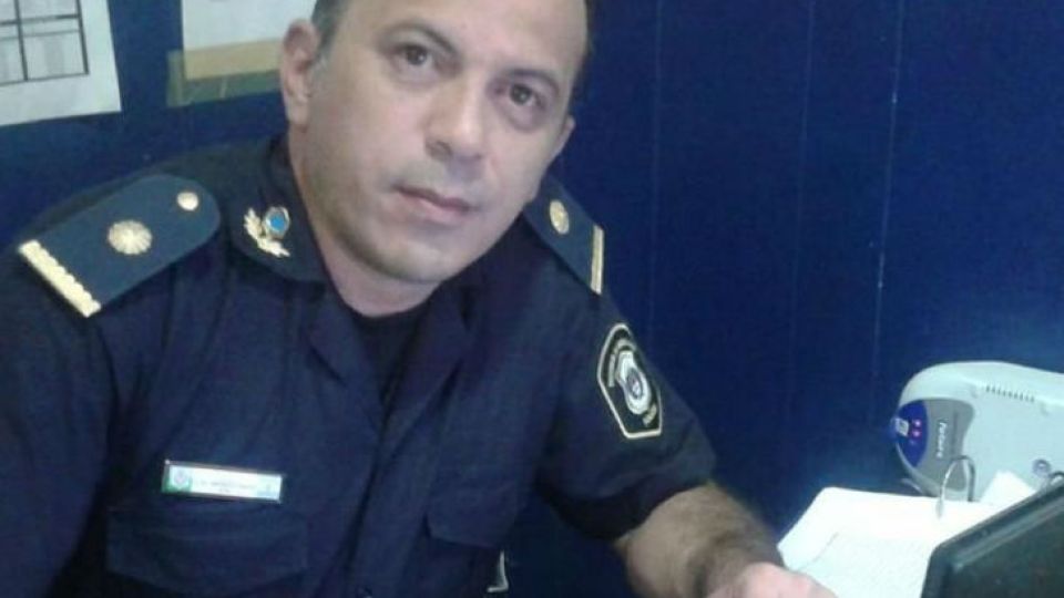 El subcomisario Luis Alberto Mendiondo.