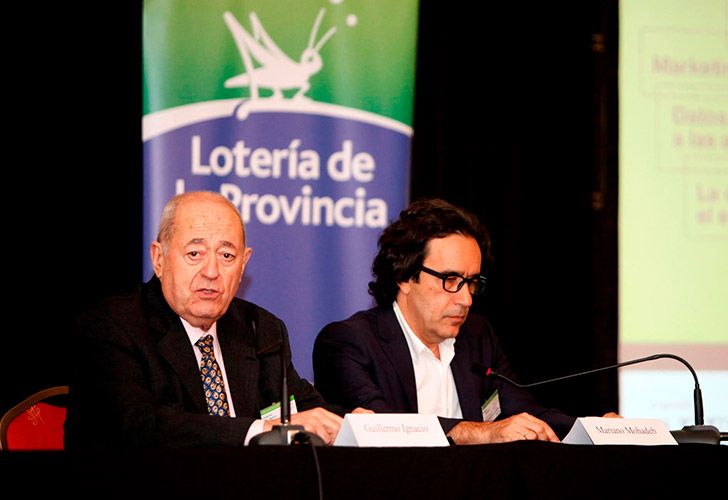 Guillermo Ignacio, presidente del Comité Estratégico de Adepa, y Mariano Mohadeb, secretario de Medios de la Provincia de Buenos Aires.