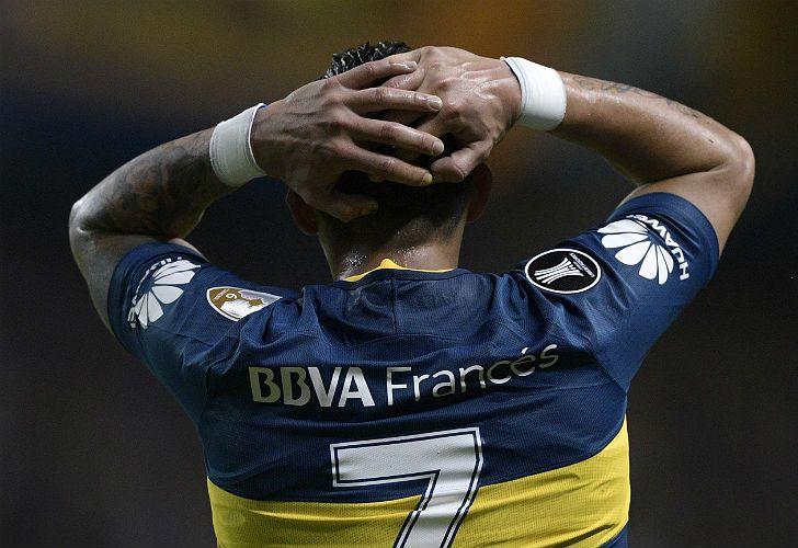 Pavón es la imagen de Boca. El xeneize perdió con Palmeiras.