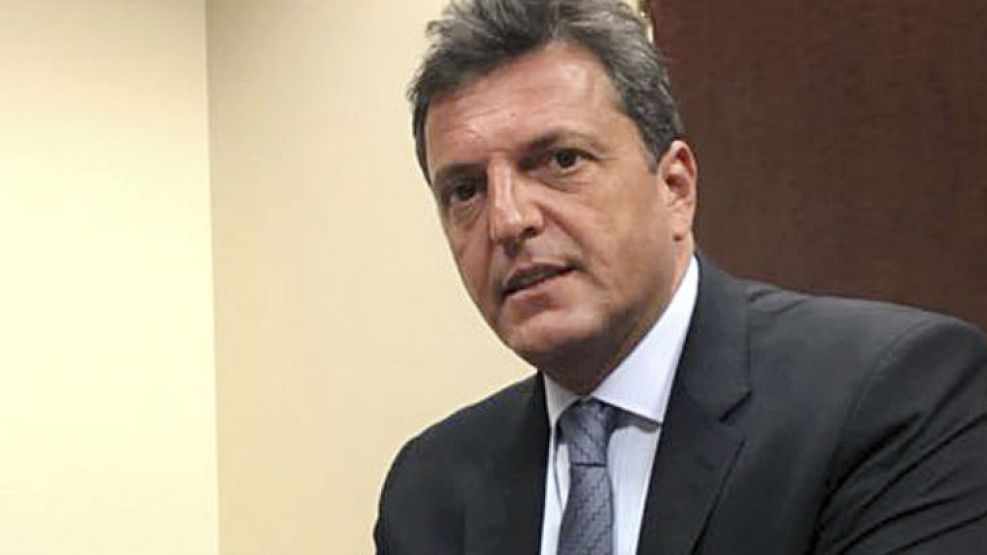 Sergio Massa, líder del Frente Renovador.