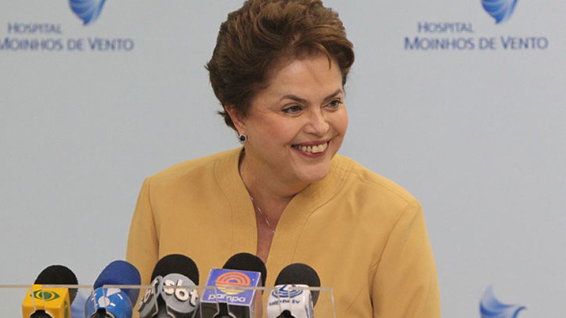 Former Brazilian president Dilma Rousseff.