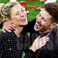 Diego Simeone y Carla Pereyra