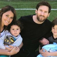 Leo Messi y su familia.