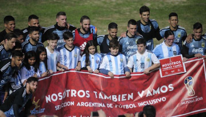 Entrenamiento abierto de la Selección Argentina