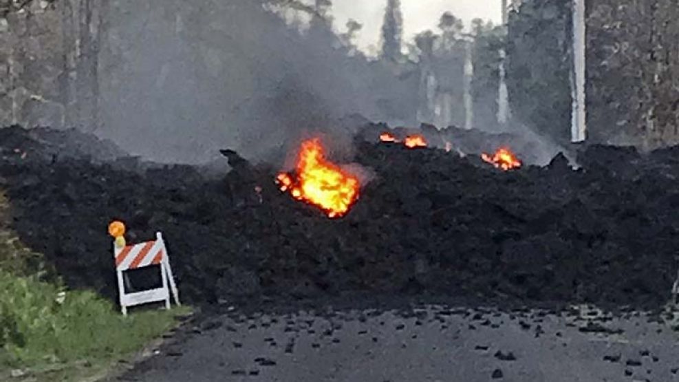 Volcán en Hawaii