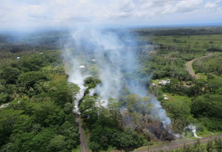 De 1.247 metros de altura y uno de los cinco volcanes activos del archipiélago de Hawaii, ya provocó la evacuación de más de 1.700 personas.