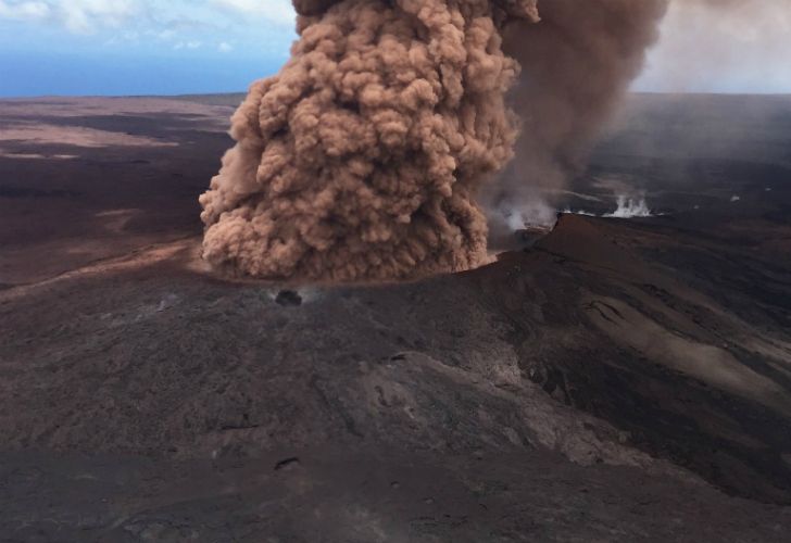 De 1.247 metros de altura y uno de los cinco volcanes activos del archipiélago de Hawaii, ya provocó la evacuación de más de 1.700 personas.