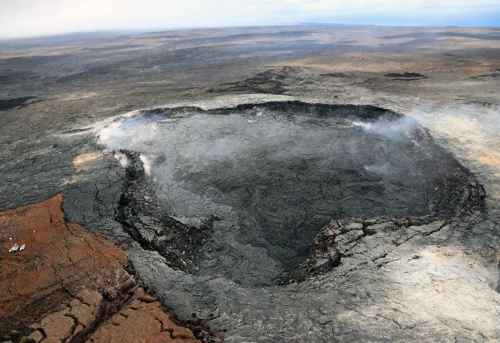 De 1.247 metros de altura y uno de los cinco volcanes activos del archipiélago de Hawaii, ya provocó la evacuación de más de 1.700 personas.