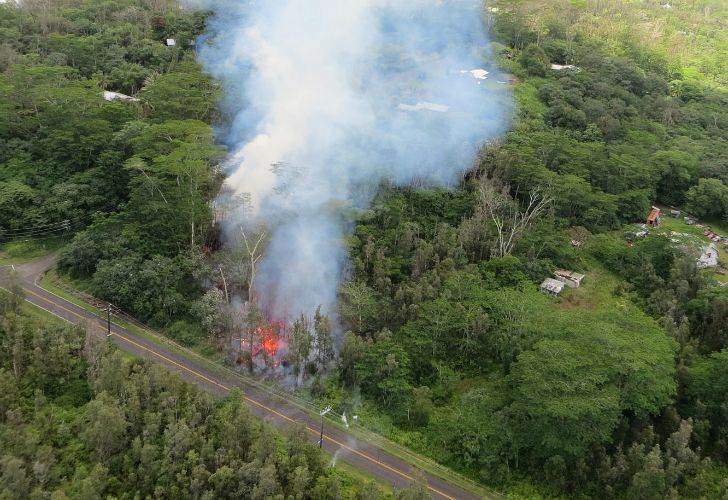 De 1.247 metros de altura y uno de los cinco volcanes activos del archipiélago de Hawaii, ya provocó la evacuación de más de 1.700 personas.