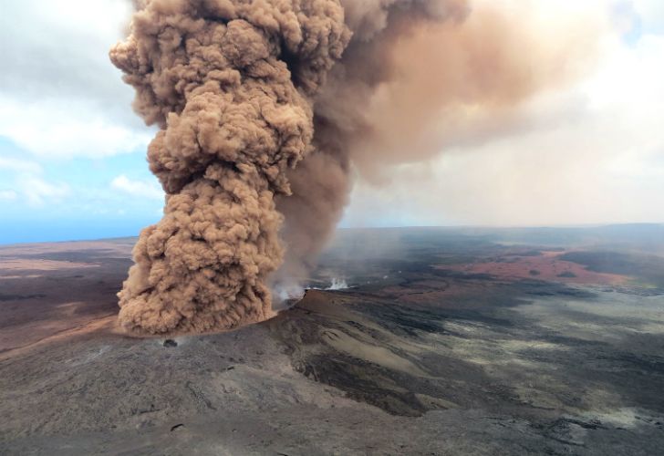 De 1.247 metros de altura y uno de los cinco volcanes activos del archipiélago de Hawaii, ya provocó la evacuación de más de 1.700 personas.