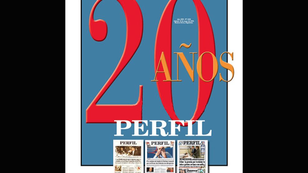 Tapa veinte años del Diario Perfil 