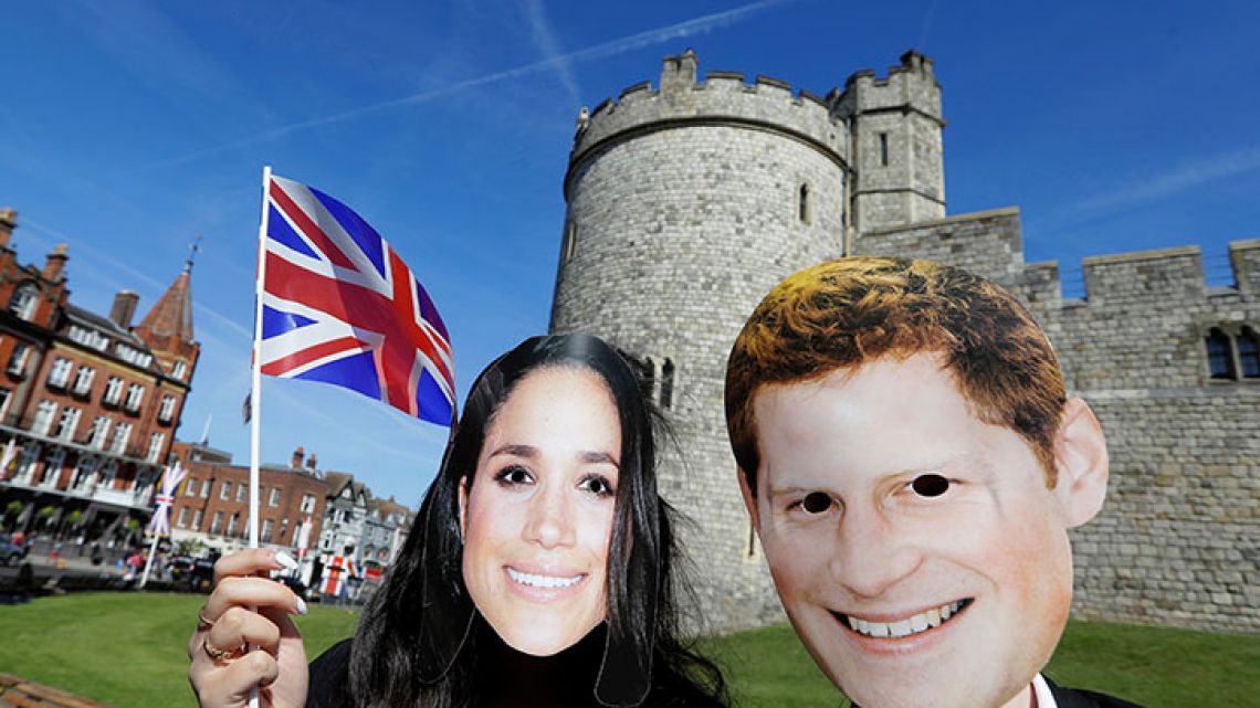 Preparations are being made in the town ahead of the wedding of Britain's Prince Harry and Meghan Markle that will take place in Windsor on Saturday May 19.