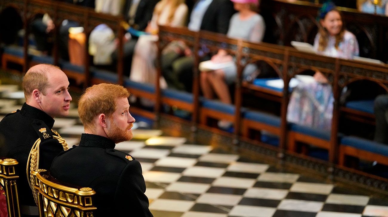 El príncipe Harry, Duque de Sussex junto a su hermano El príncipe Guillermo, duque de Cambridge