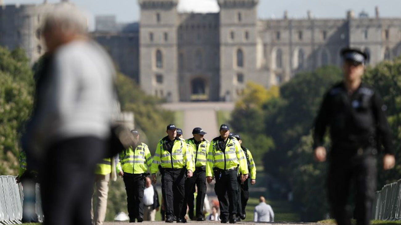 Londres es una fortaleza por la boda real.