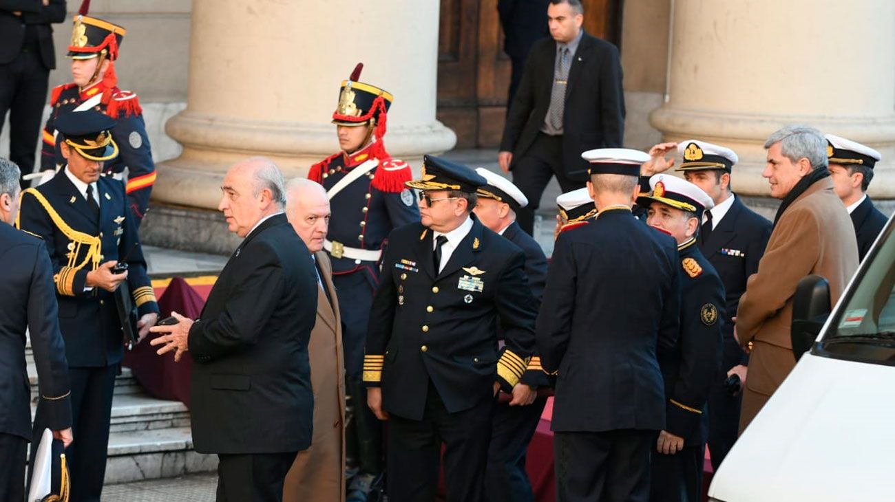 El Presidente llegó a la tradicional celebración, que será presidida por el arzobispo de Buenos Aires, el cardenar Mario Poli.