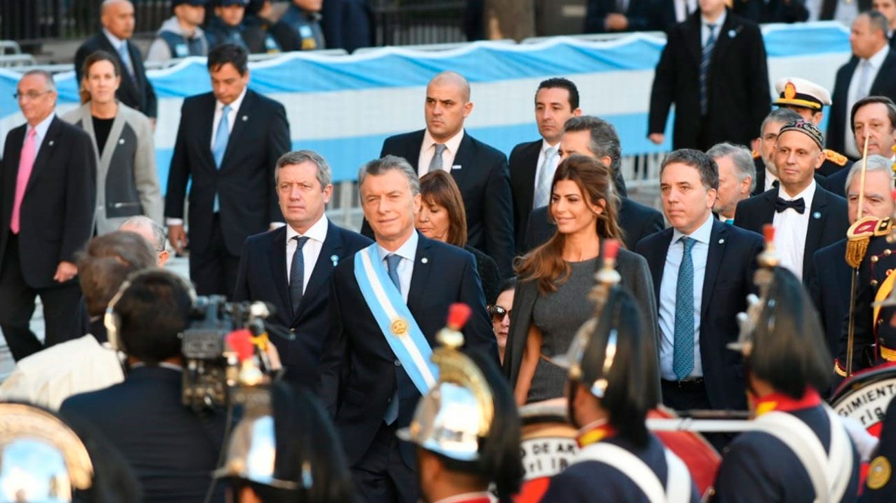 El Presidente se encuentra en la Catedral para participar del Tedeum por el 25 de mayo