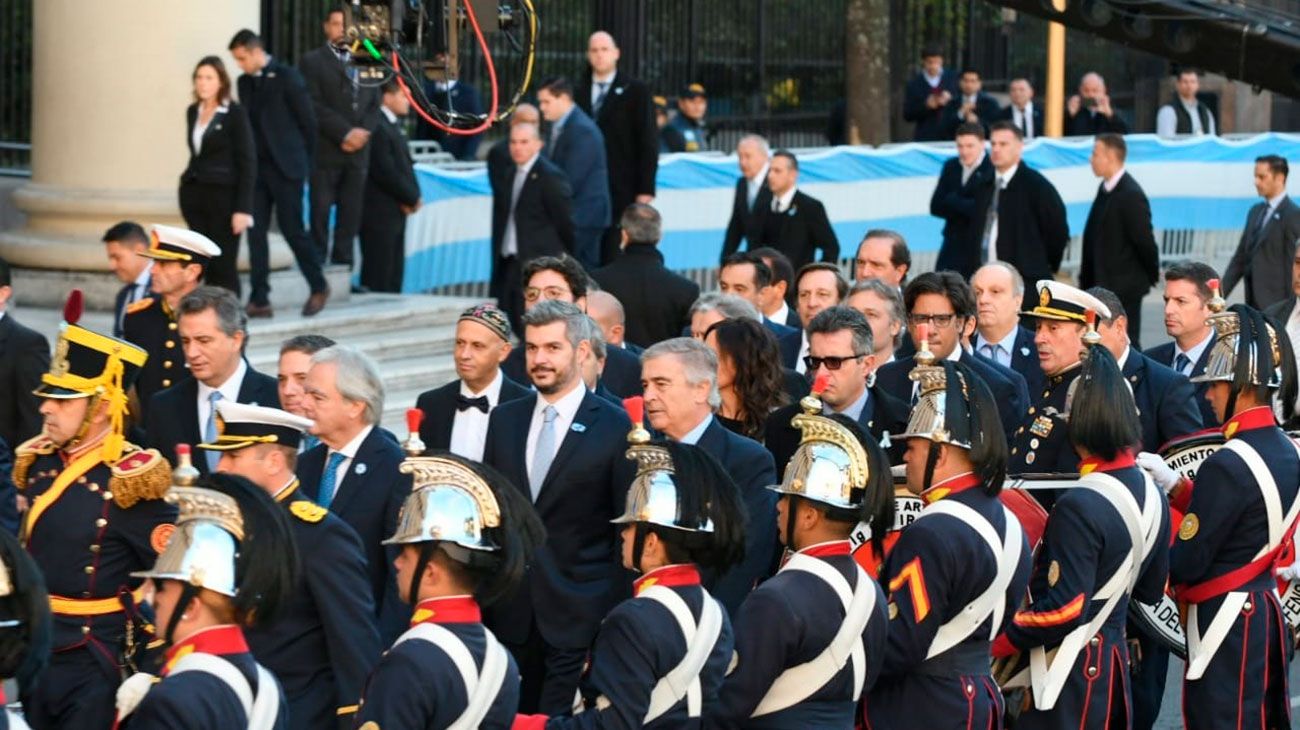 El Presidente se encuentra en la Catedral para participar del Tedeum por el 25 de mayo