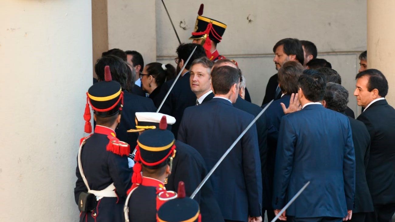 El Presidente se encuentra en la Catedral para participar del Tedeum por el 25 de mayo