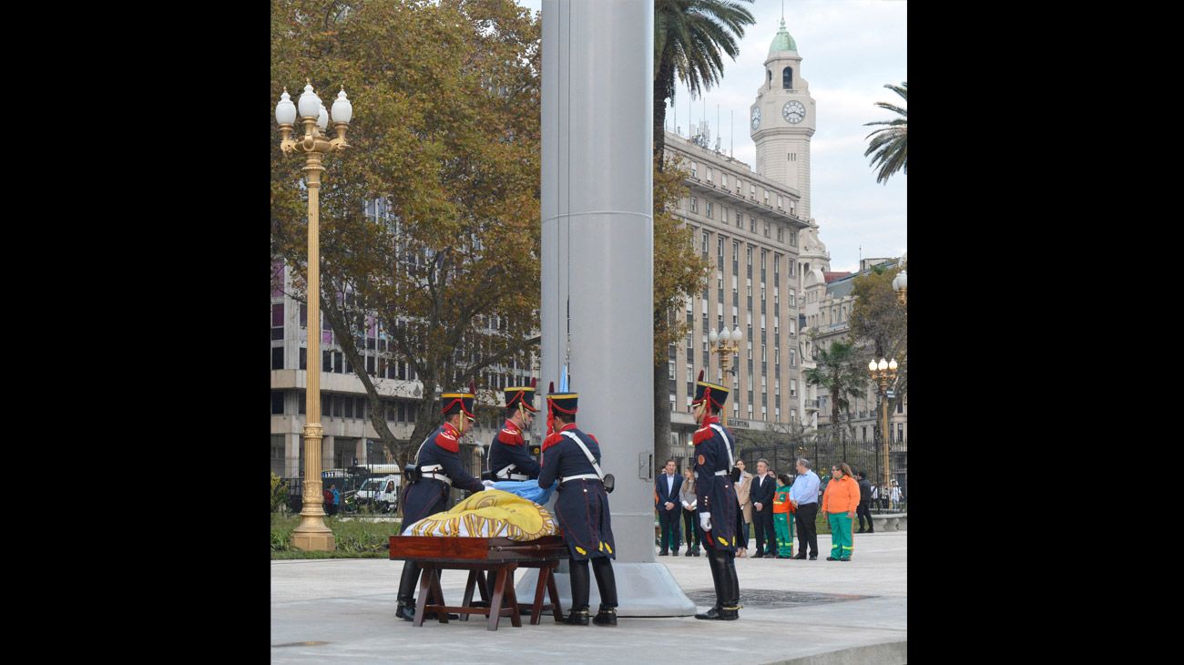 Así quedó Plaza de Mayo tras las obras de refacción que duraron seis meses.