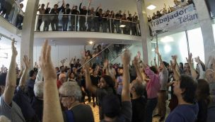 Asamblea en Télam por los despidos de dos periodistas