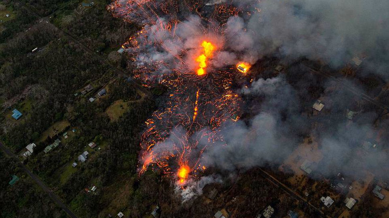 El Kilauea, en Hawai, es uno de los volcanes más activos del mundo. Desde comienzos de mayo expulsa cenizas y lava.