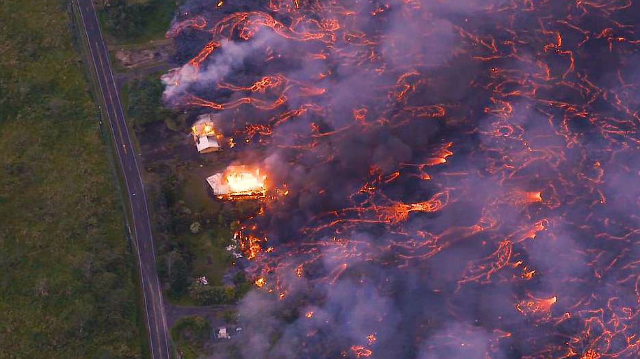 El Kilauea, en Hawai, es uno de los volcanes más activos del mundo. Desde comienzos de mayo expulsa cenizas y lava.